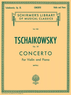 Tchaikovsky Concerto Op 35 Violin and Piano Reduction Sheet Music 050258130