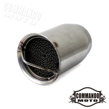 Steel Universal 2" 51mm Slip-On Exhaust Muffler Insert Baffle DB Killer Silencer