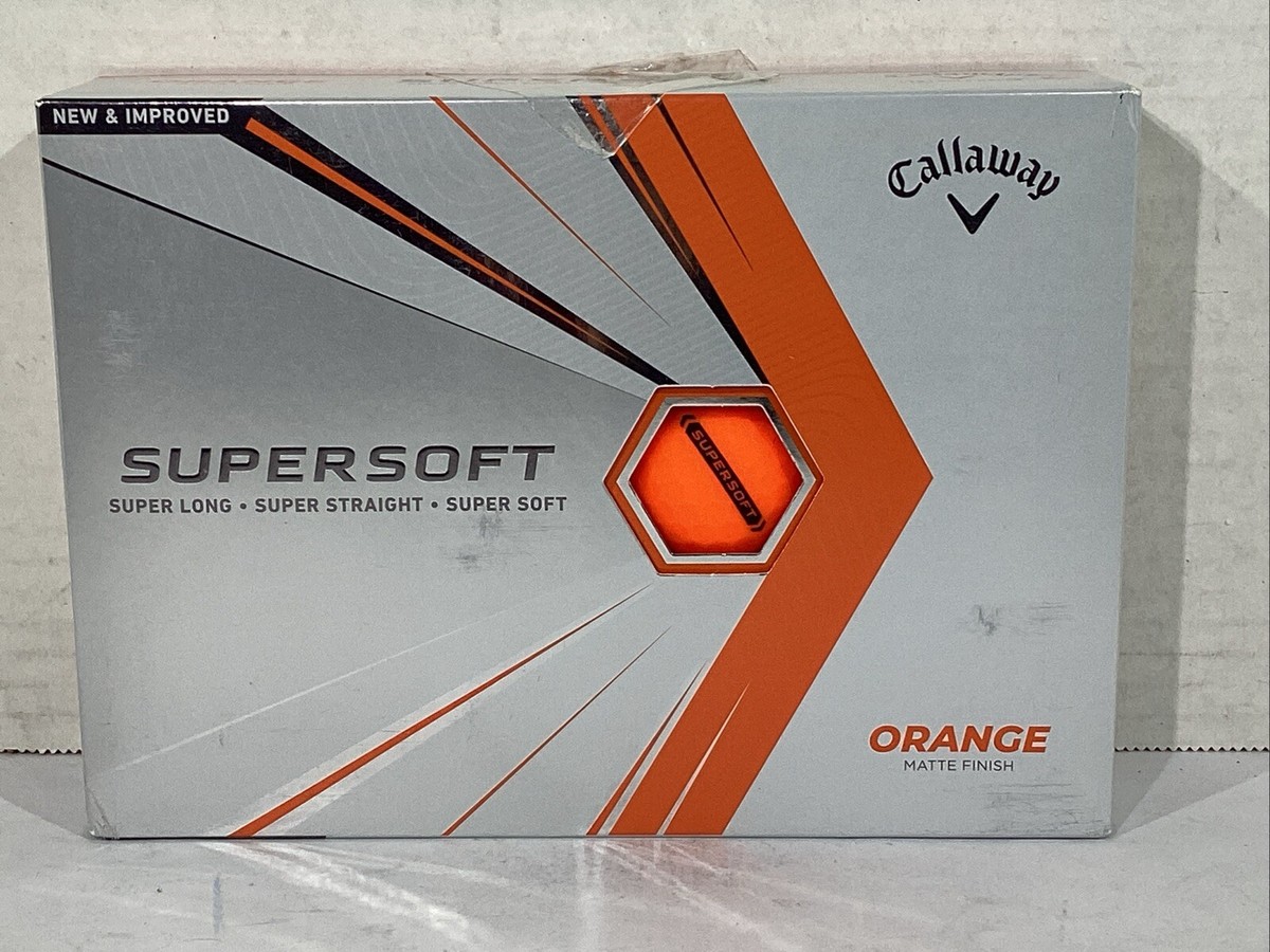 Callaway Supersoft 2021 Orange Golf Balls 12-Pack CT1-225 | eBay