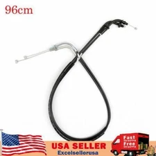 Throttle Cable For Yamaha XV250 XV250 VIRAGO 1988-2013 XV125 1997-2000 Black USA
