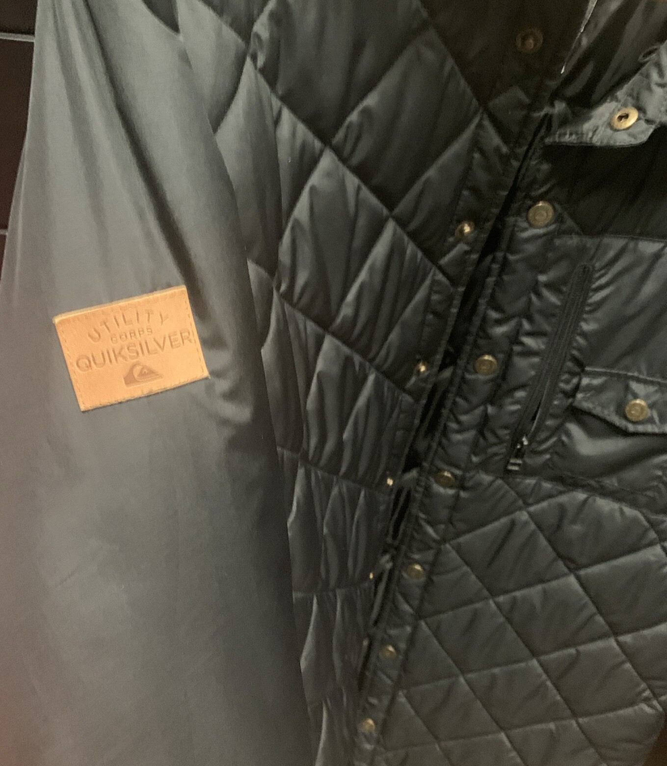 Utility Corps Quicksilver Jacket Men Large Black … - image 4