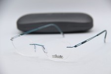 NEW SILHOUETTE 5521 FB 5040 BLUE GUNMETAL AUTHENTIC FRAMES EYEGLASSES 52-17