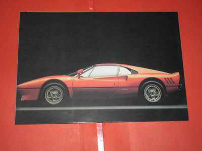 ADVERTISING POSTCARD - FERRARI - n°2 - gto - edition the old - NEW