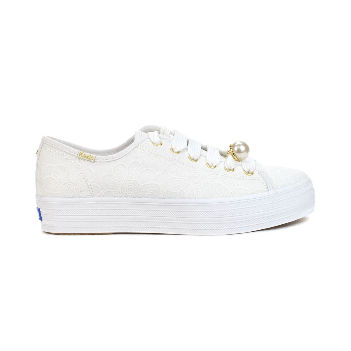 White floral cheap keds