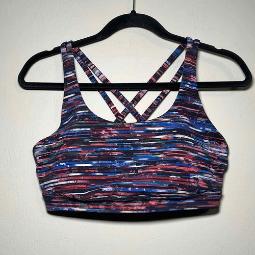 lululemon sports bra criss cross back