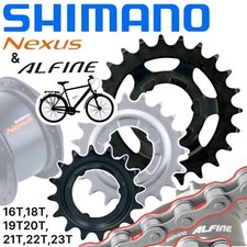Pignone Shimano Nexus Alfine corona dentata mozzi trasmissione usura servizio ruota di soccorso