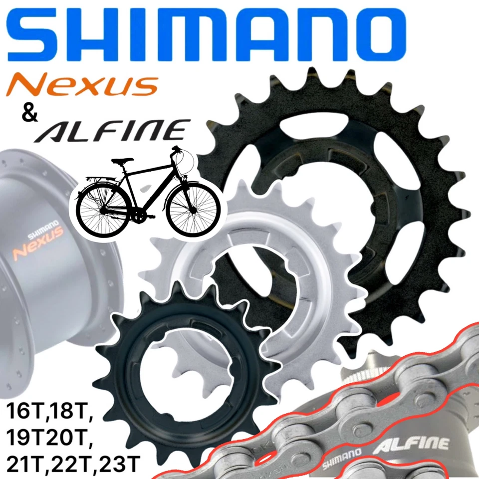 Shimano Nexus Ritzel Alfine Zahnkranz Getriebenaben Verschleiß Service Rettenrad