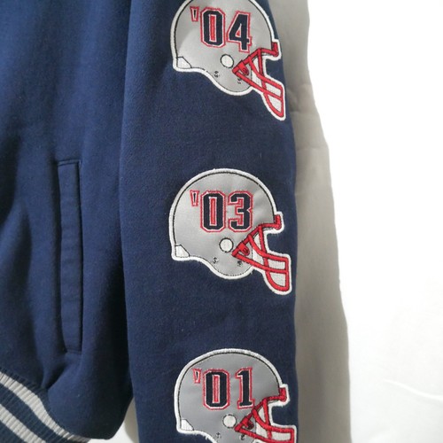 Vintage NEW ENGLAND PATRIOTS NFL VARSITY JACKET WOMENS LARGE SUPERBOWL CHAMPS - Picture 15 of 18