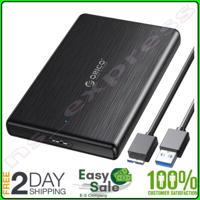 2.5'' SATA III USB 3.0 External Hard Drive Enclosure Case   NO HDD