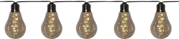 Star Glow Led Lichterkette 10-Teilig Rauchglas 3,6 M Birnen AußEn Beleuchtung-image