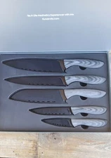 EUNA 5 PCS Kitchen Knife Boxed Set Ultra Sharp Japanese Knives