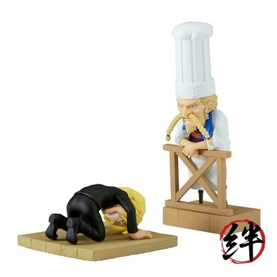 One Piece Log Stories Sanji  Zeff 2  Bandai Spirits World Collectable Figure