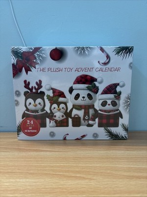 Christmas Plush Advent Calendar   24 Days Surprise Holiday Countdown Toy