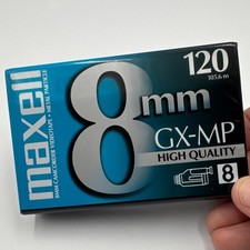 Maxell 8mm GX-MP High Quality 120 Camcorder Videotape BRAND NEW