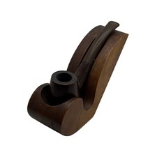 Grand Duke Dr Grabow Imported Briar Tobacco Pipe w Walnut Stand Vintage