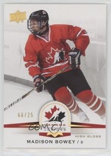 2014 Upper Deck Team Canada Juniors High Gloss 8/25 Madison Bowey #10 fv7