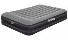 Bestway King Size Raised Air Bed Premium PVC Mattress Built-In Pump