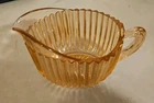 Vintage Anchor Hocking Queen Mary Pink Glass Creamer