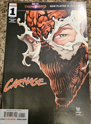 Marvel Carnage #1 Single Issue Comic Book Bonus Digital Edition Superheroes
