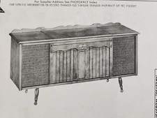 Sams Photofact Repair Service Parts Manual For Truetone WEG5955A-96