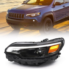 HID Headlight Assembly for Jeep Cherokee 2019-2022 Only for Xenon Type OE Head