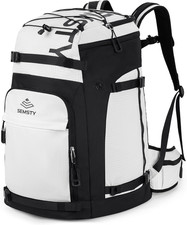 Ski Boot Bag, 55L/70L Waterproof Ski and Snowboard Boots Travel Backpack for Ski