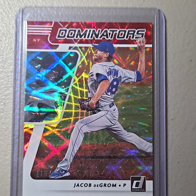 2021 Panini Donruss Dominators HOLO Jacob deGrom New York Mets #DOM2  / 149