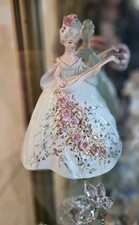 NXT to NEW!! "Josef Originals"Vtg. Ceramic "Maria Playing Her Mandolin" 9.5”H