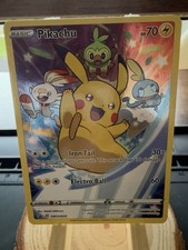 Pokémon Pikachu Black Star Promo SWSH020 Holo Sword & Shield Promo–NM