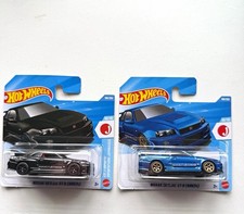 Hot Wheels HW J-Imports Nissan Skyline GT-R (BNR34) 1:64 Diecast 2 Cars Unopened