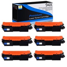 6PK Black CF294X Toner Cartridge For HP LaserJet Pro MFP M148dw M148fdw M149fdw