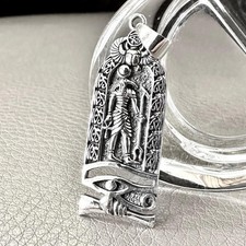 Handcrafted 925 Sterling Silver Thoth Egyptian God Ibis Amulet Talismans Pendant