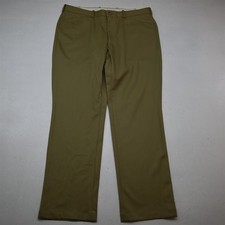 Tom James 36x30 Khaki ECI Wool 5 Pocket Classic Straight Dress Mens Pants