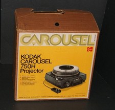 Kodak Carousel 750H Slide Projector Complete with Original Box - For Parts Only