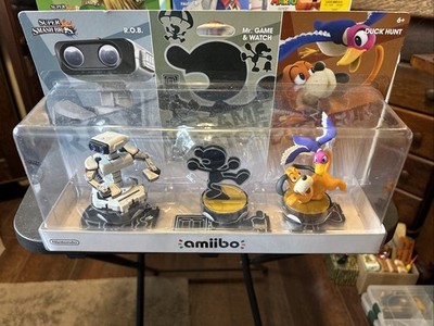 Amiibo 3-Pack - R.O.B., Mr. Game & Watch, Duck Hunt - Super Smash