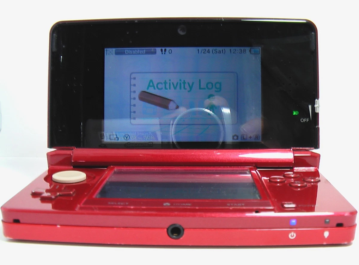 25+ Nintendo 3DS NTSC-U/C Red Video Game Consoles for sale