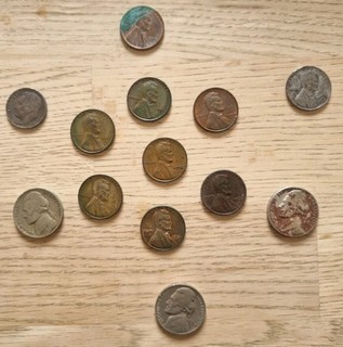 US Münz Set incl. STAHL PENNY 1943 | 12 Stk. | 1939 1962