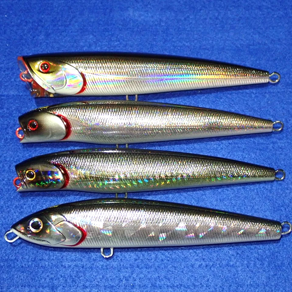 JDM Discontinued Lure DAIWA SALTIGA DORADO PENCIL14 SLIDER14 POPPER14 Set of 8 - Image 4 of 4