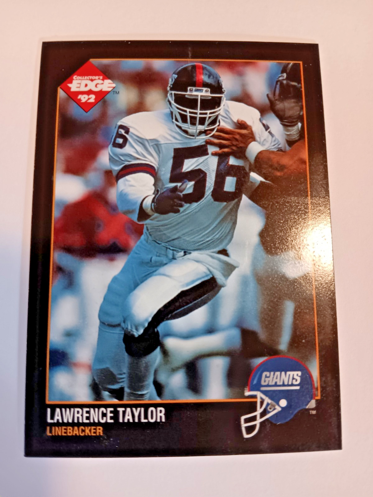 1992 Collector's Edge #120 Lawrence Taylor - New York Giants