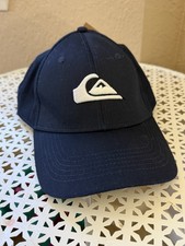 Quiksilver Decades Adjustable Snapback Cap Navy White Surf Skate NWT