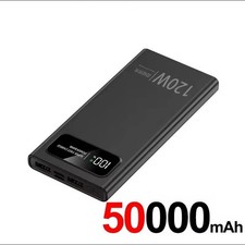 120W Power Bank, 50000Mah High Capacity USB C Portable Charger Fast Charging NEW