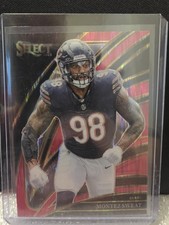 Montez Sweat Club Level Pink Prizm Shock 2025 Panini Select Football #273 Bears