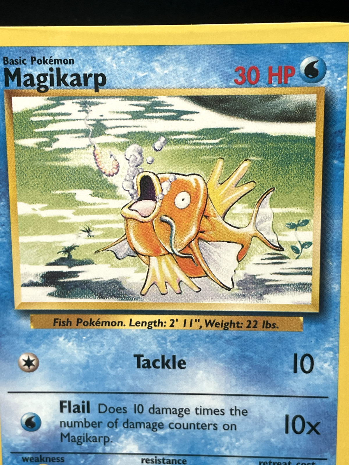 Pokemon '129 Magikarp 35/102 Uncommon Vintage WOTC 1999 NM