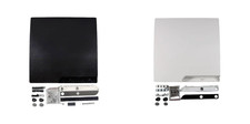 PS3 Slim Console 2000/3000 Model White Black Housing Shell Case Playstation 3