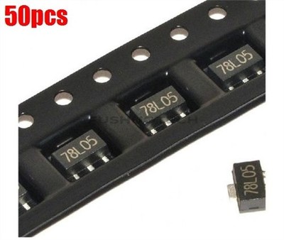 50Pcs 78L05 Reg Ldo 5V 100Ma SOT-89 New Ic ek *lj
