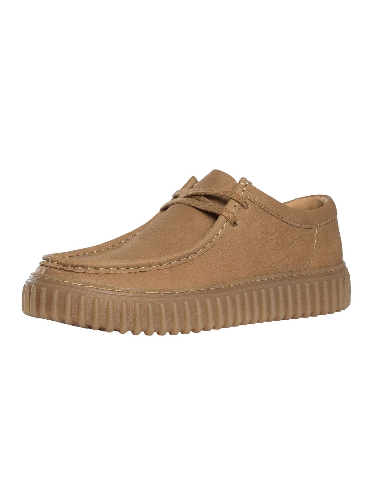 Clarks Torhill Lo Leather, Dark Sand - 9 UK