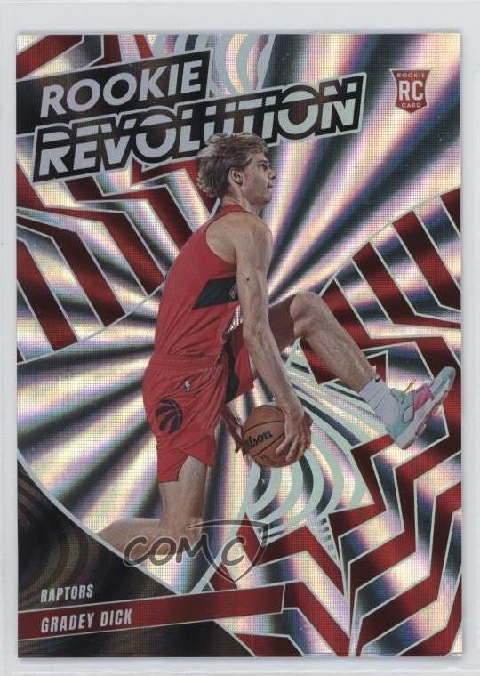2023-24 Panini Revolution Rookie Sunburst 61/75 Gradey Dick #3 RC mb2