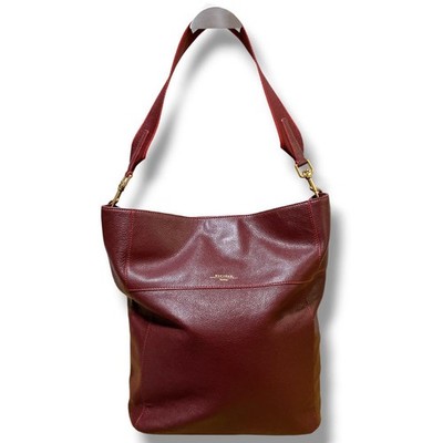 Max Mara Weekend A4 storage capacity one shoulder bag wine