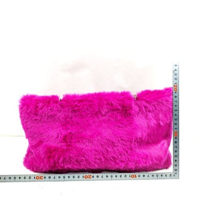 Chanel Shoulder Bag Pink Fur 3274206 | eBay
