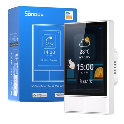 SONOFF NSPanel WiFi Smart Scene Wall Light Switch Touchscreen Smart Home Control